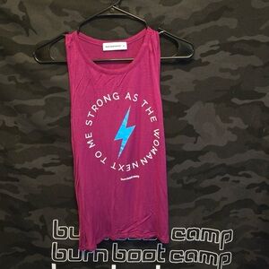 Burn Boot Camp Women's Muscle Tee -Pink